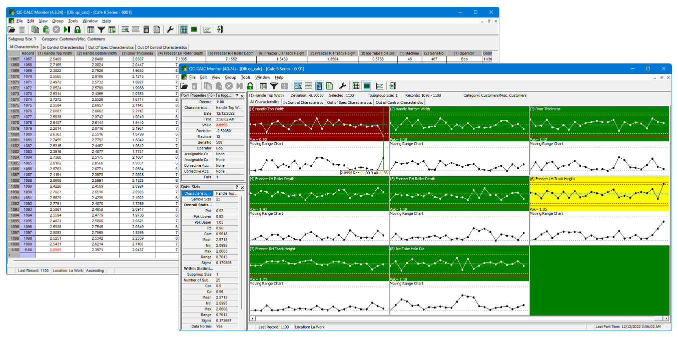 QC-CALC Monitor Data Collection Software